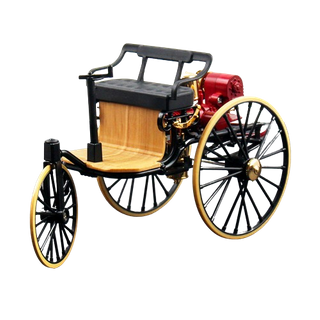 1:16 1886 Benzhi No.1 Classic Tricycle Model