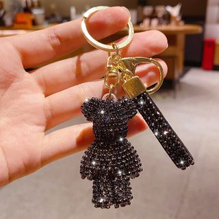 Diamond Bear Keychain For Women