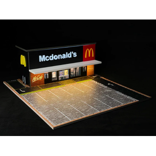 G-Fans 1:64 Diorama Mcdonald's Fast Food Model