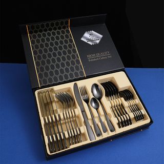 24 Pcs Stainless Steel Spoon Gift Box