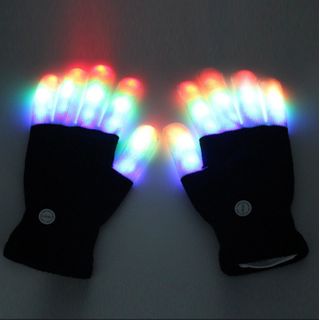 LED Luminous Fingers Gloves