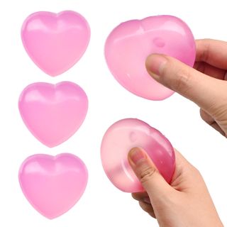 4 Pcs Heart Shaped Squeeze Toy