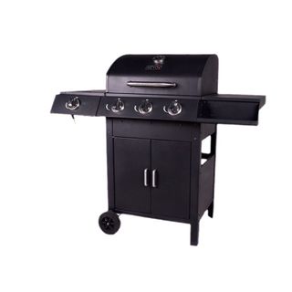 BBQ Gas Steam Grill with 3 Burner