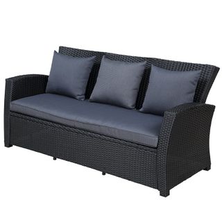 5 Seater Rattan Wicker Sofa Set