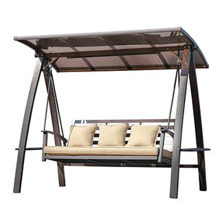 3 Seater Courtyard Outdoor Swing Chair