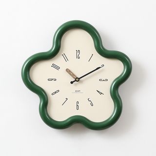 WOZOOM 3D Flower Shape Luxury Wall Clock